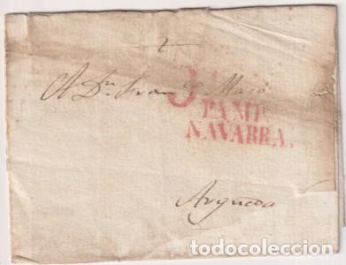 Stamps: Carta de Pamplona a Arguedas del 6 Jun. 1831 con marca 32R