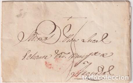 Francobolli: Carta de Caparroso a Arguedas del 24 Dic. 1840 con marca 6R