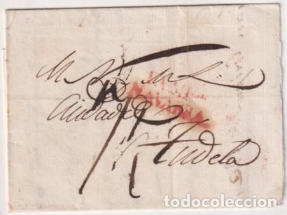 Sellos: Carta de Pamplona a Tudela del 21 Feb. 1831 con marca 31R