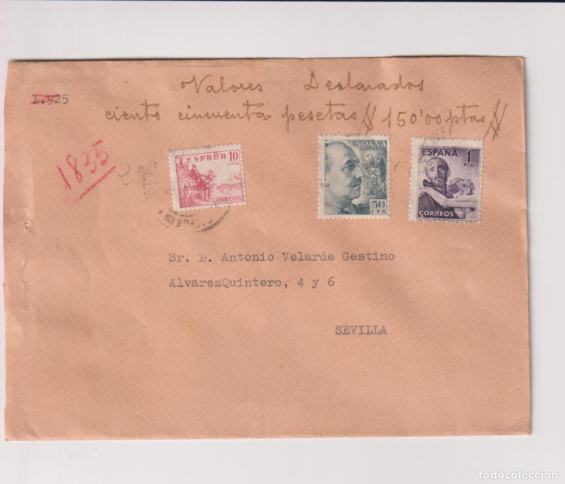 Sellos: Carta de Madrid a Sevilla de 1951?. Bonito franqueo