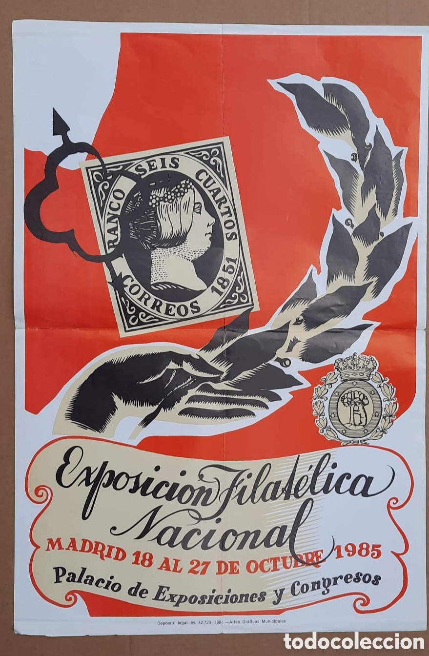 Sellos: Cartel Exposici&oacute;n Filat&eacute;lica Nacional EXFILNA 1985