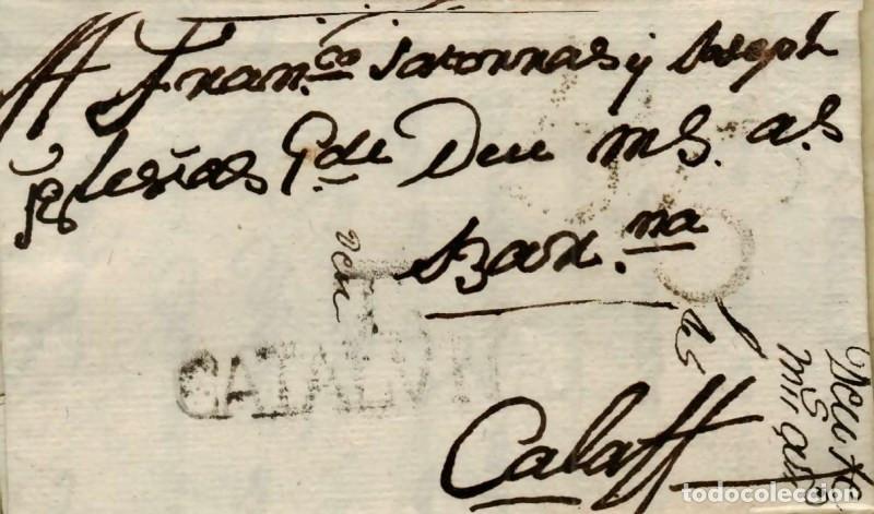 Sellos: FA0842E, PREFILATELIA. Sin Fecha. Sobrescrito circulado de Barcelona a Calaf