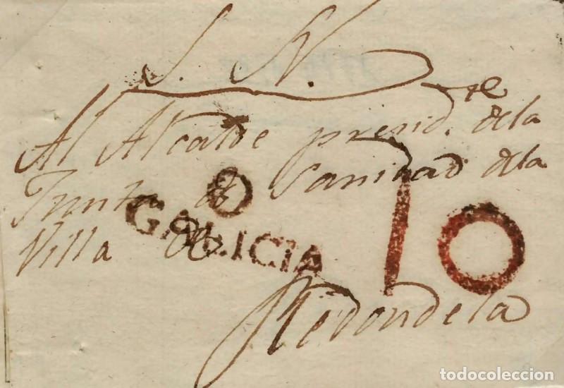Sellos: FA0798Q. PREFILATELIA. Sin Fecha. Sobrescrito circulado de Orense a Redondela