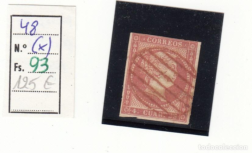 Timbres: CRSE0093 SELLO ESPA&Ntilde;A VARIANTE 48 X MATASELLO PARRILLA ROJA