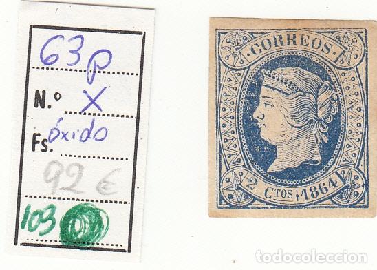 Sellos: CRSE0103 SELLO ESPA&Ntilde;A VARIANTE 63P X OXIDO PAPEL BLANCO