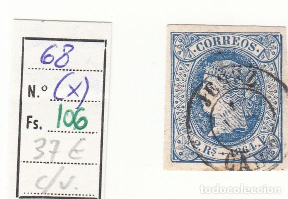 Sellos: CRSE0106 SELLO ESPA&Ntilde;A VARIANTE 68 X MATASELLO FECHADOR