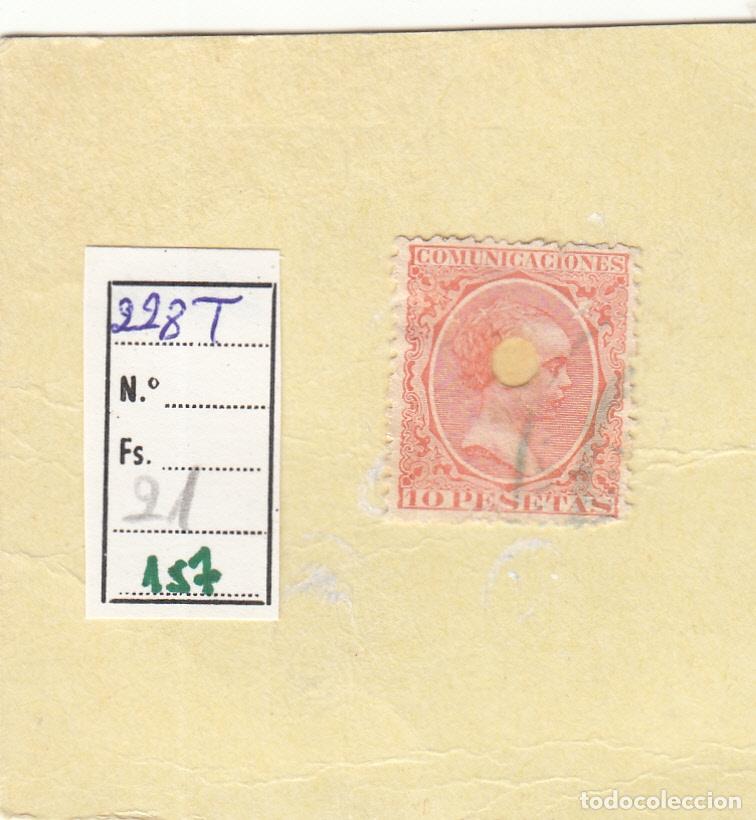 Sellos: CRSE0157 SELLO ESPA&Ntilde;A N&ordm; CAT N&ordm; 228T TALADRADO