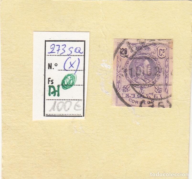 Timbres: CRSE0171 SELLO ESPA&Ntilde;A N&ordm; CAT N&ordm; 273SA SIN DENTAR CIRCULADO