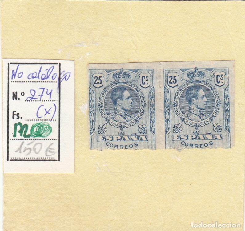 Timbres: CRSE0172 SELLO ESPA&Ntilde;A N&ordm; CAT N&ordm; 274 X VARIEDAD DE DENTADO