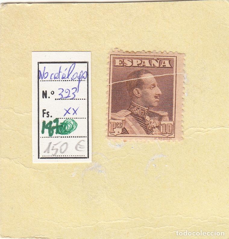 Timbres: CRSE0187 SELLO ESPA&Ntilde;A N&ordm; CAT N&ordm; 323 XX FUELLE