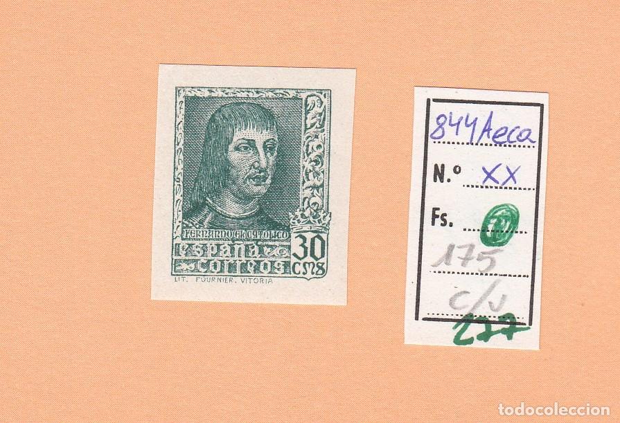 Francobolli: CRSE0277 SELLO ESPA&Ntilde;A N&ordm; CAT N&ordm; 844ECA SIN DENTAR CON CMS