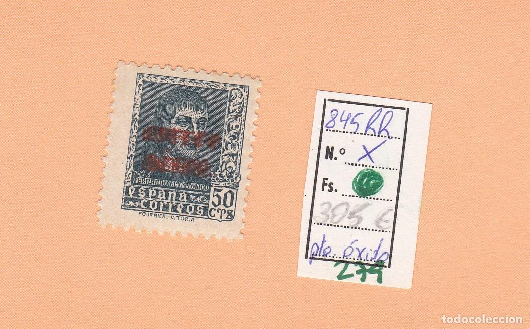 Francobolli: CRSE0279 SELLO ESPA&Ntilde;A N&ordm; CAT N&ordm; 845RR X DOBLE SOBRECARGO