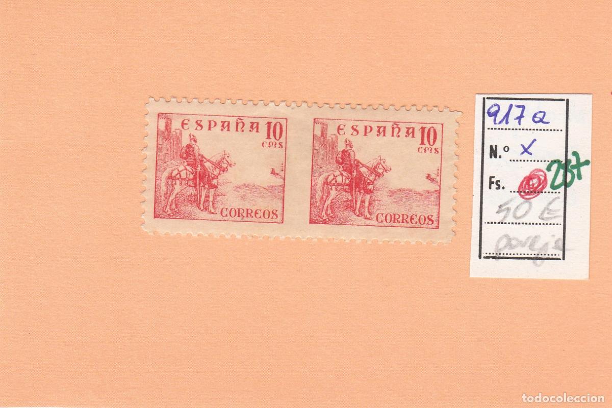 Francobolli: CRSE0287 SELLO ESPA&Ntilde;A N&ordm; CAT N&ordm; 917A SIN DENTAR EN EL CENTRO NO CATALOGO