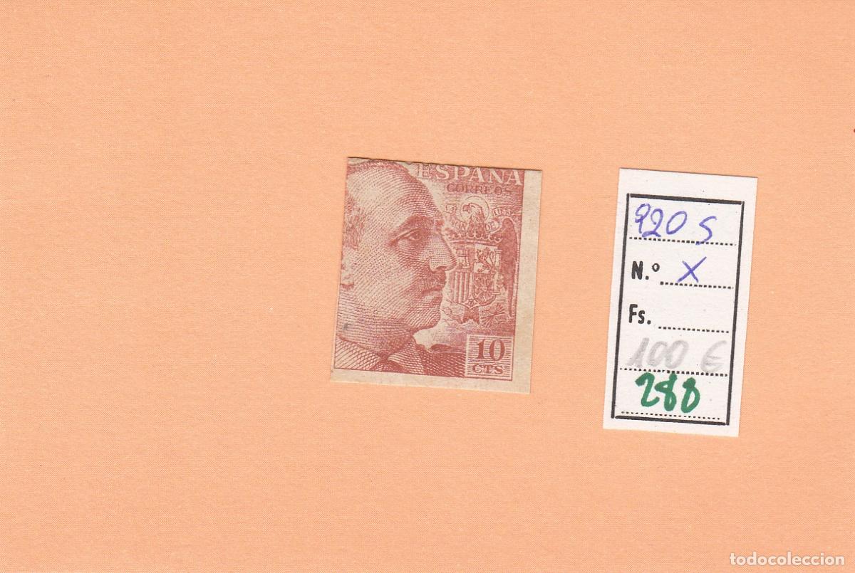 Francobolli: CRSE0288 SELLO ESPA&Ntilde;A N&ordm; CAT N&ordm; 920S X SON DENTAR