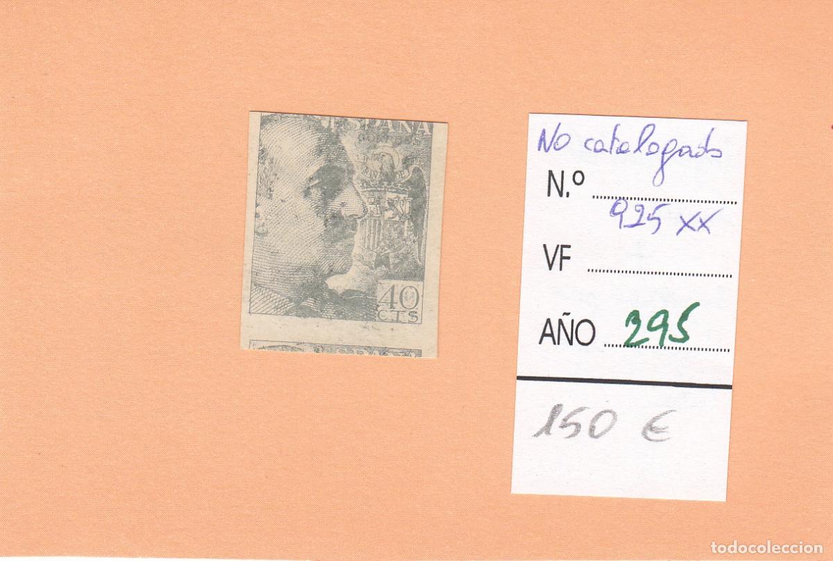 Sellos: CRSE0295 SELLO ESPA&Ntilde;A N&ordm; CAT N&ordm; 925XX IMPRESION AL DORSO