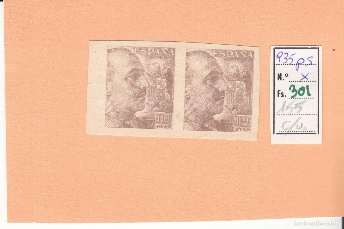 Sellos: CRSE0301 SELLO ESPA&Ntilde;A N&ordm; CAT N&ordm; 935PS X SIN DENTAR