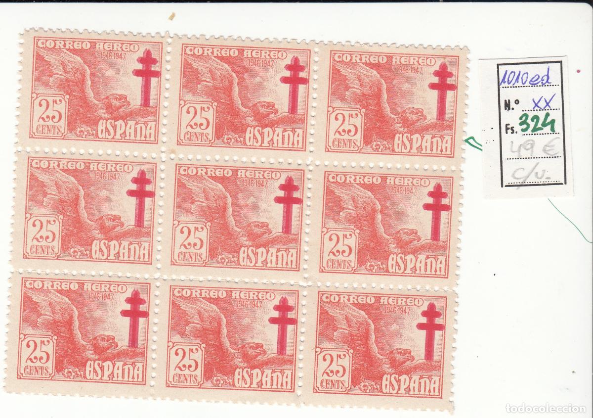 Briefmarken: CRSE0324 SELLO ESPA&Ntilde;A N&ordm; CAT N&ordm; 1010ED DOBLE IMPRESION CRUZ