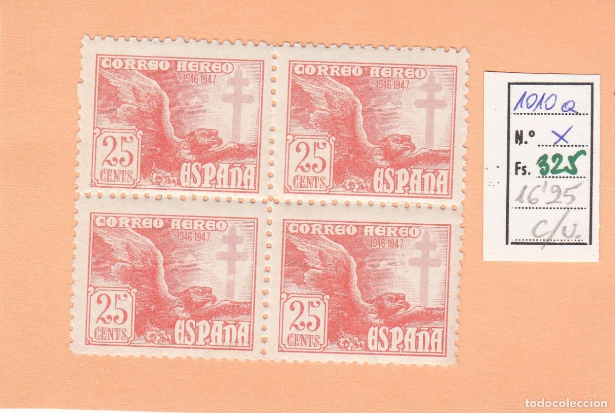 Briefmarken: CRSE0325 SELLO ESPA&Ntilde;A N&ordm; CAT N&ordm; 1010A CRUZ COLOR CARMIN