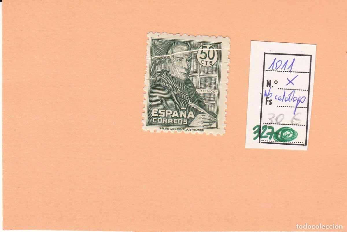 Briefmarken: CRSE0327 SELLO ESPA&Ntilde;A N&ordm; CAT N&ordm; 1011 X FUELLE