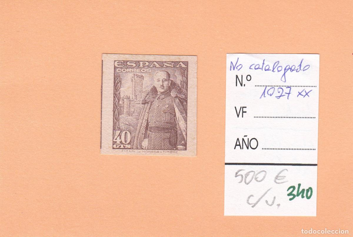 Briefmarken: CRSE0340 SELLO ESPA&Ntilde;A N&ordm; CAT N&ordm; 1027XX SIN DENTAR MUY RARO