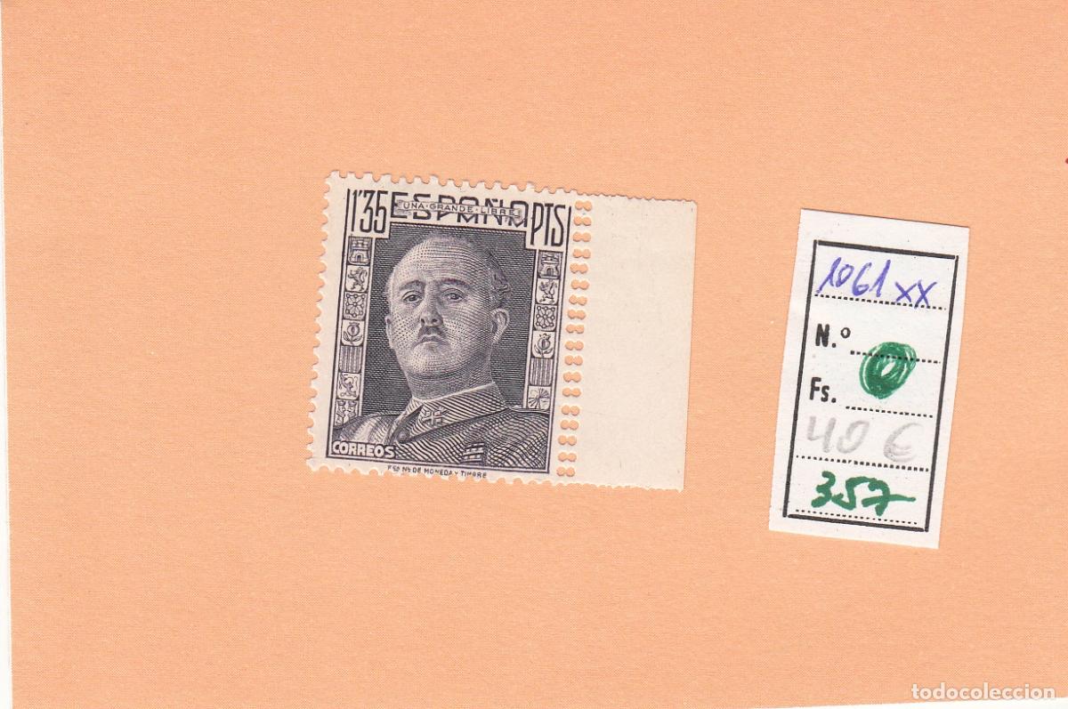 Sellos: CRSE0357 SELLO ESPA&Ntilde;A N&ordm; CAT N&ordm; 1061XX DOBLE DENTADO
