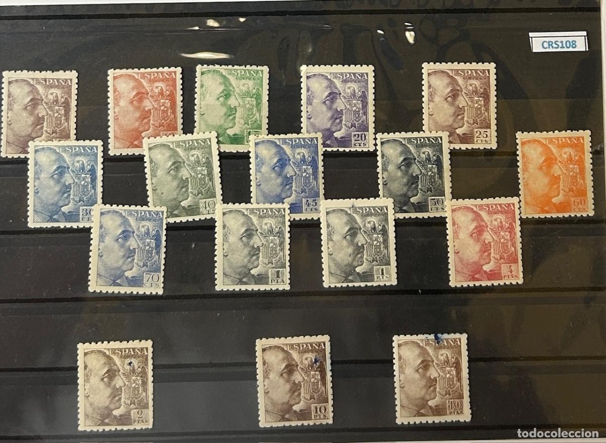 Sellos: CRS0108 SELLOS ESPA&Ntilde;A N&ordm; CAT 919-35 XX EXCEPTO EL 934 QUE SI TIENE CHARNELA 130