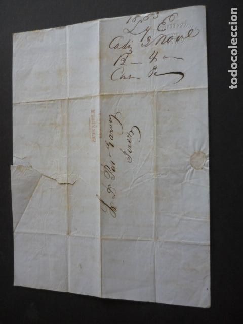 Sellos: PREFILATELIA 1855 COSARIOS PAUSADELA Y COMPA&Ntilde;IA CADIZ A JEREZ