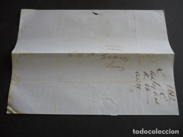 Sellos: PREFILATELIA 1852 COSARIOS GADITANOS PAUSADELA Y COMPA&Ntilde;IA CADIZ A JEREZ