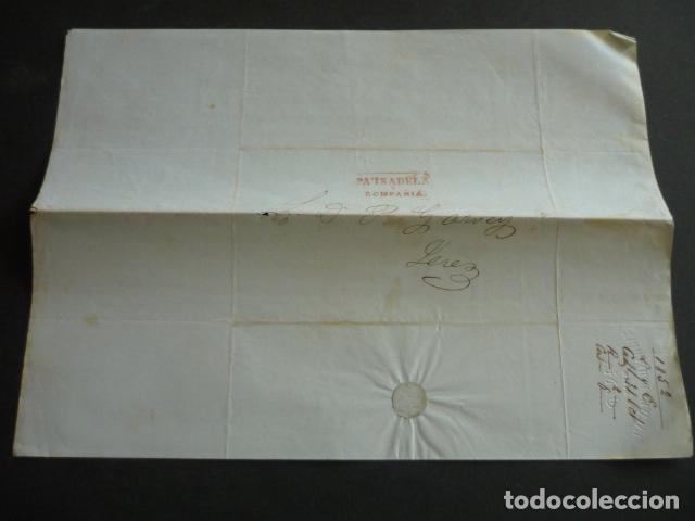 Sellos: PREFILATELIA 1852 COSARIOS GADITANOS PAUSADELA Y COMPA&Ntilde;IA CADIZ A JEREZ