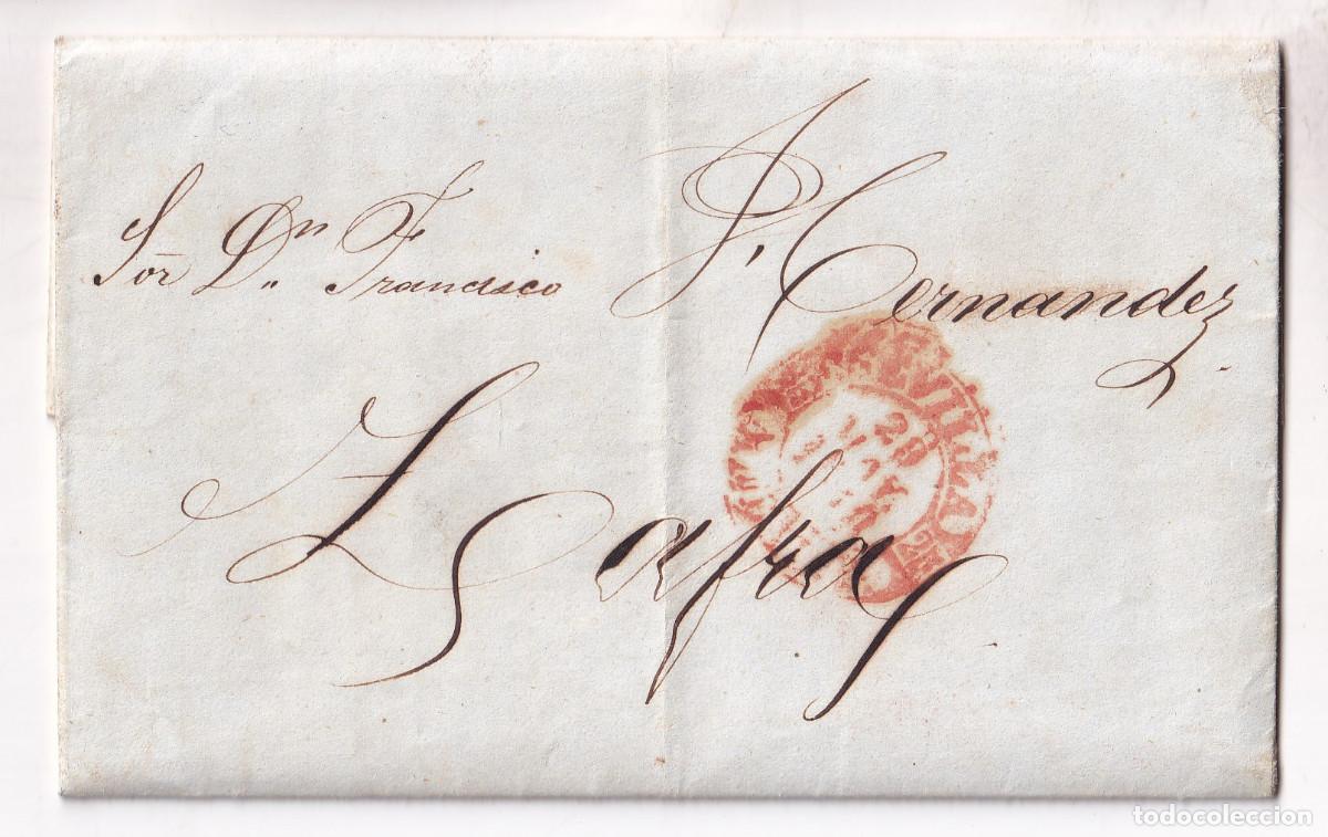 Sellos: PREFILATELIA. CARTA ENTERA. SEVILLA A ZAFRA. BADAJOZ. 1848