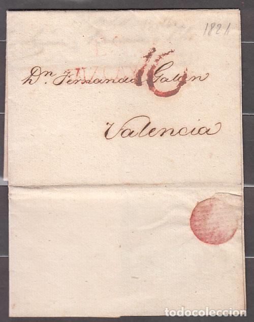 Sellos: Carta DP.11 - Bilbao a Valencia PE.14 y porte 10