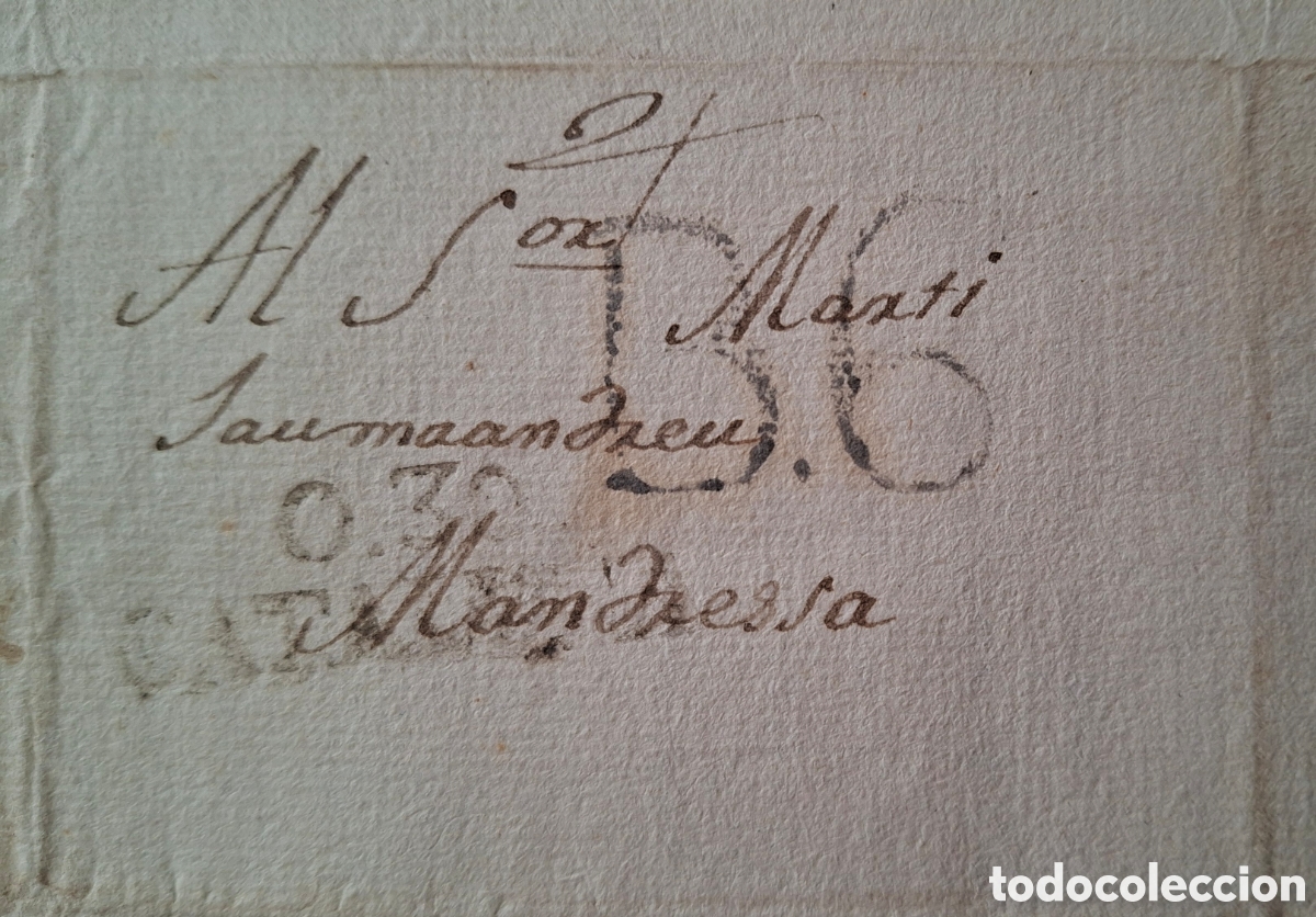 Briefmarken: Prefilatelia carta catalu&ntilde;a manresa B6 1817