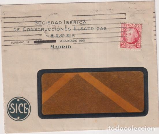 Briefmarken: Sobres con Membrete de Madrid a Valencia del 11 Jul. 1935