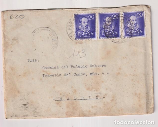 Briefmarken: Carta Con membrete de Madrid al Ferrol del Caudillo de Ene. 1951