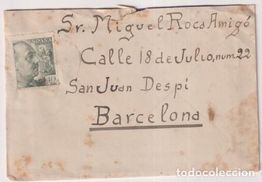 Timbres: Carta de Moy&aacute; a San Juan Desp&iacute; del 20 Nov. 1944