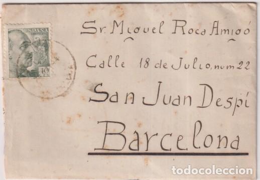 Timbres: Carta de Moy&aacute; a San juan Desp&iacute; del 24 Nov. 1944