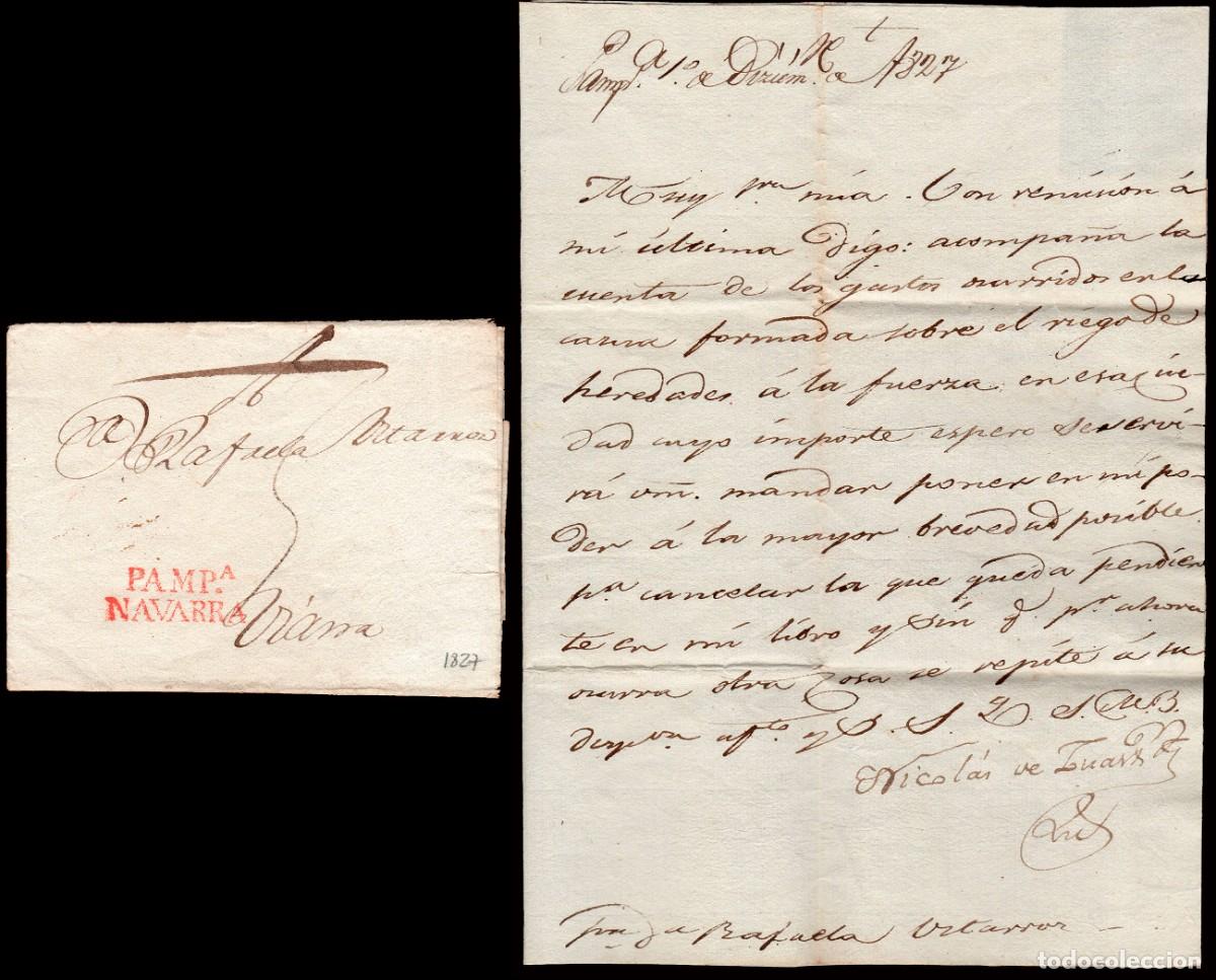 Sellos: Navarra - Prefilatelia PE 31 - Carta a Viana