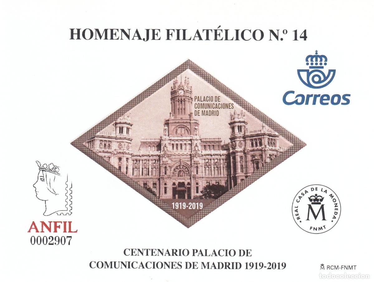 Sellos: CRS1424 ESPA&Ntilde;A HOMENAJE FILATELICO N&ordm; 14. Palacio de Comunicaciones