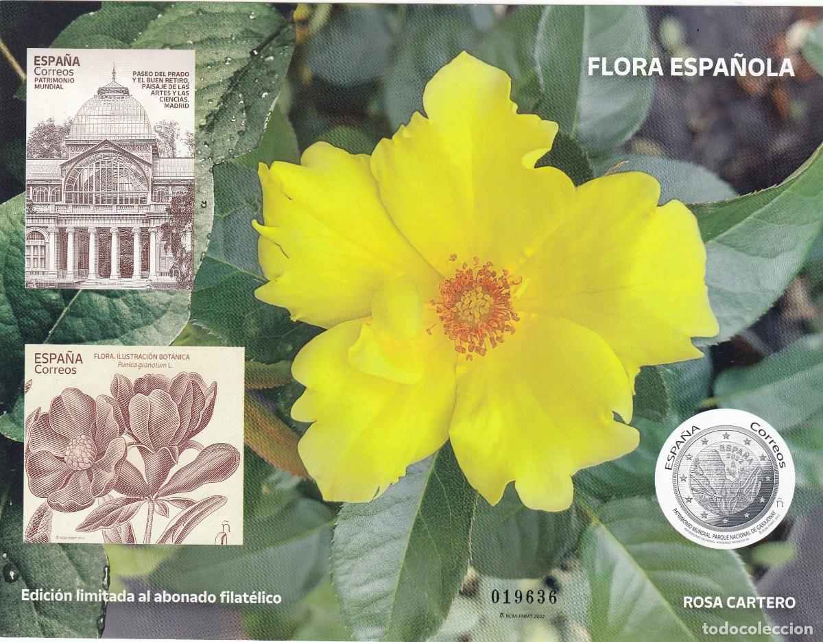 Sellos: CRS1435 ESPA&Ntilde;A EDICION LIMITADA ABONADO FILATELICO 2022. Flora espa&ntilde;ola