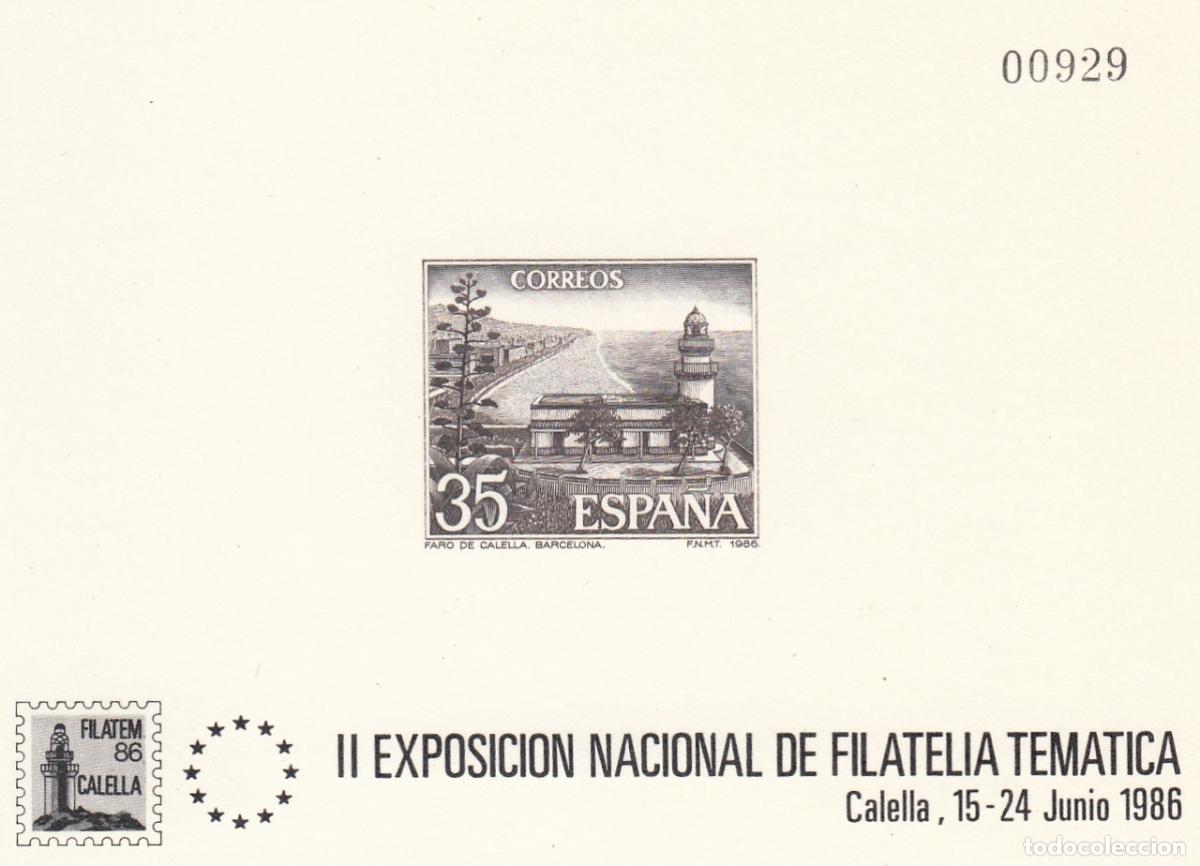 Sellos: CRS1465 ESPA&Ntilde;A PRUEBA DE LUJO N&ordm; 9. A&ntilde;o 1986. Sin certificado. Proviene de colecci&oacute;n privada