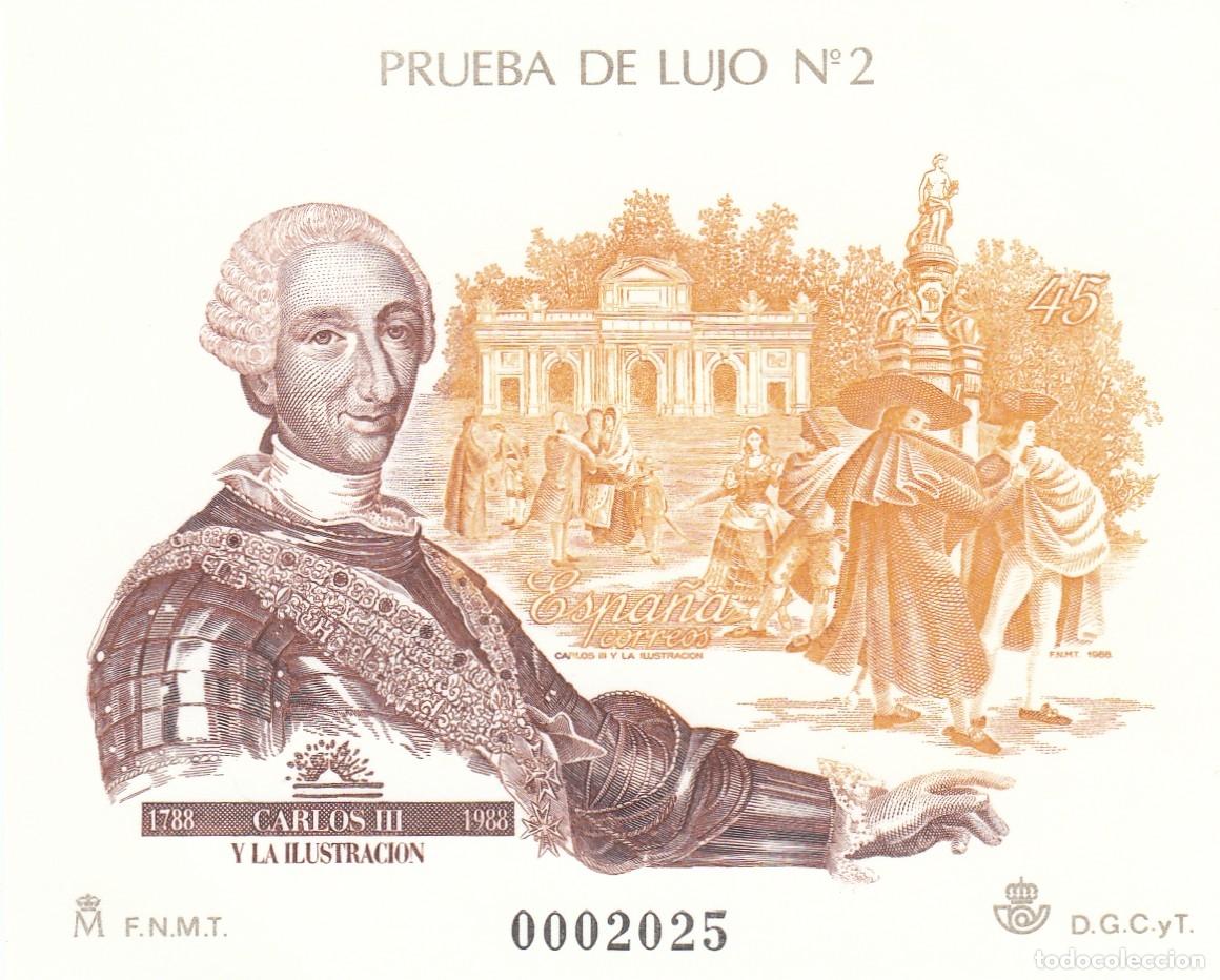 Sellos: CRS1471 ESPA&Ntilde;A PRUEBA DE LUJO N&ordm; 17. A&ntilde;o 1988. Sin estuche de Correos.