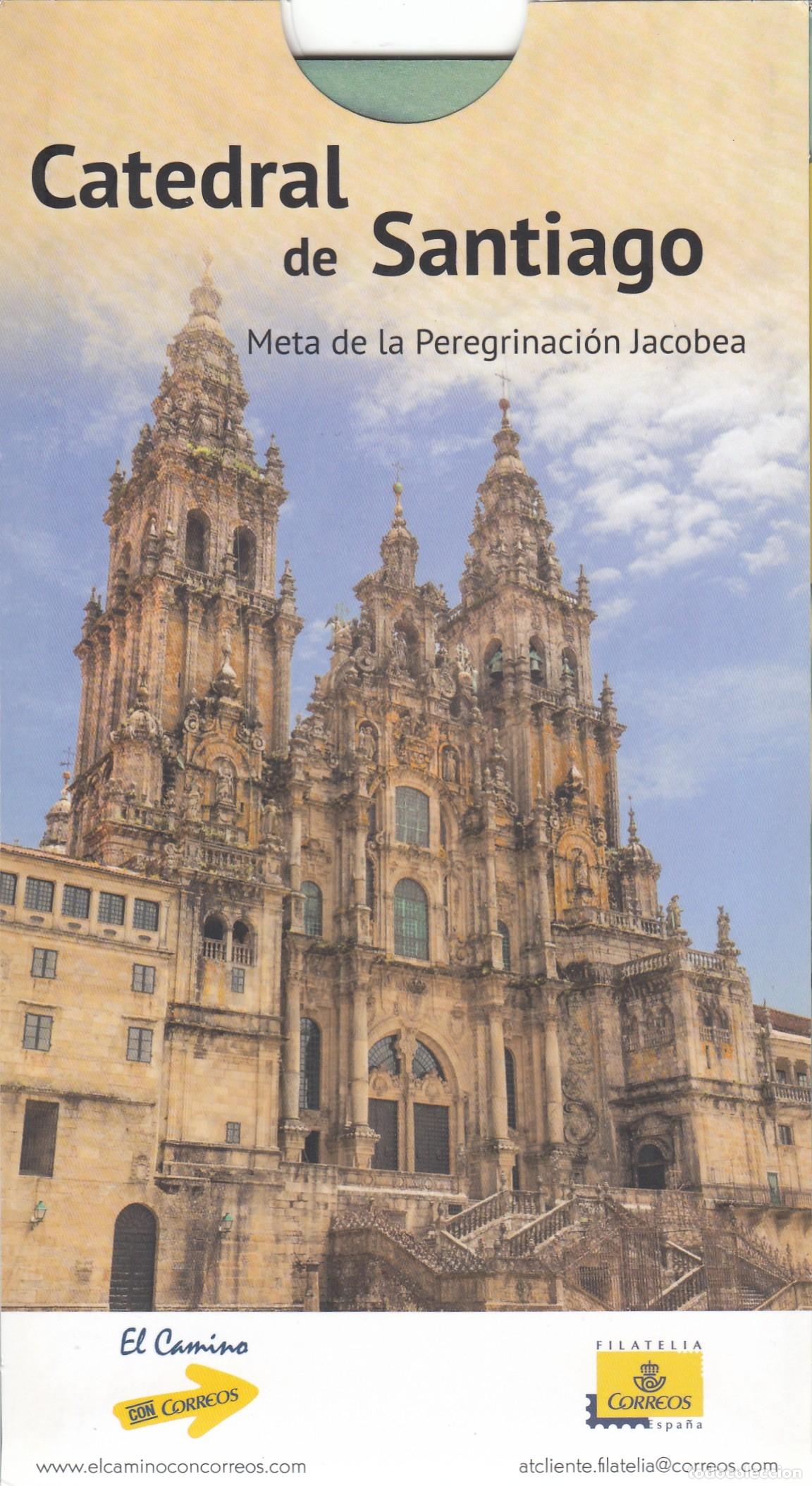 Sellos: CRSE408 CREDENCIAL FILATELICA DEL PEREGRINO CATEDRAL DE SANTIAGO
