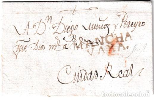 Sellos: 1814-19. Carta de La Solana a Ciudad Real