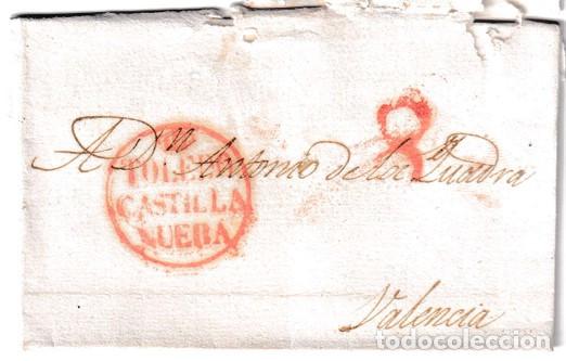 Sellos: 1832. Carta de Toledo a Valencia