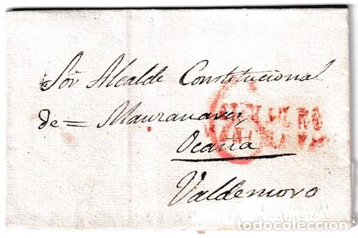 Sellos: 1841. Carta de Aldea del Rey a Valdemoro