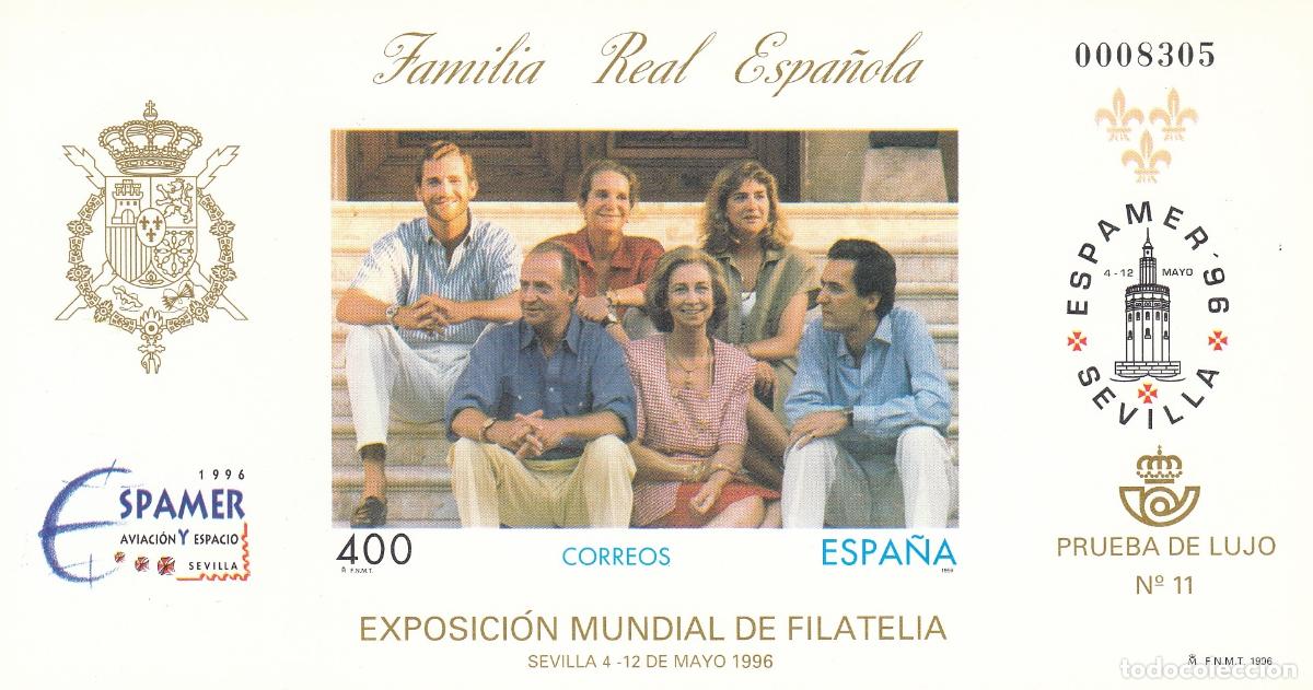 Sellos: CRS1485 ESPA&Ntilde;A PRUEBA DE LUJO N&ordm; 58. A&ntilde;o 1996