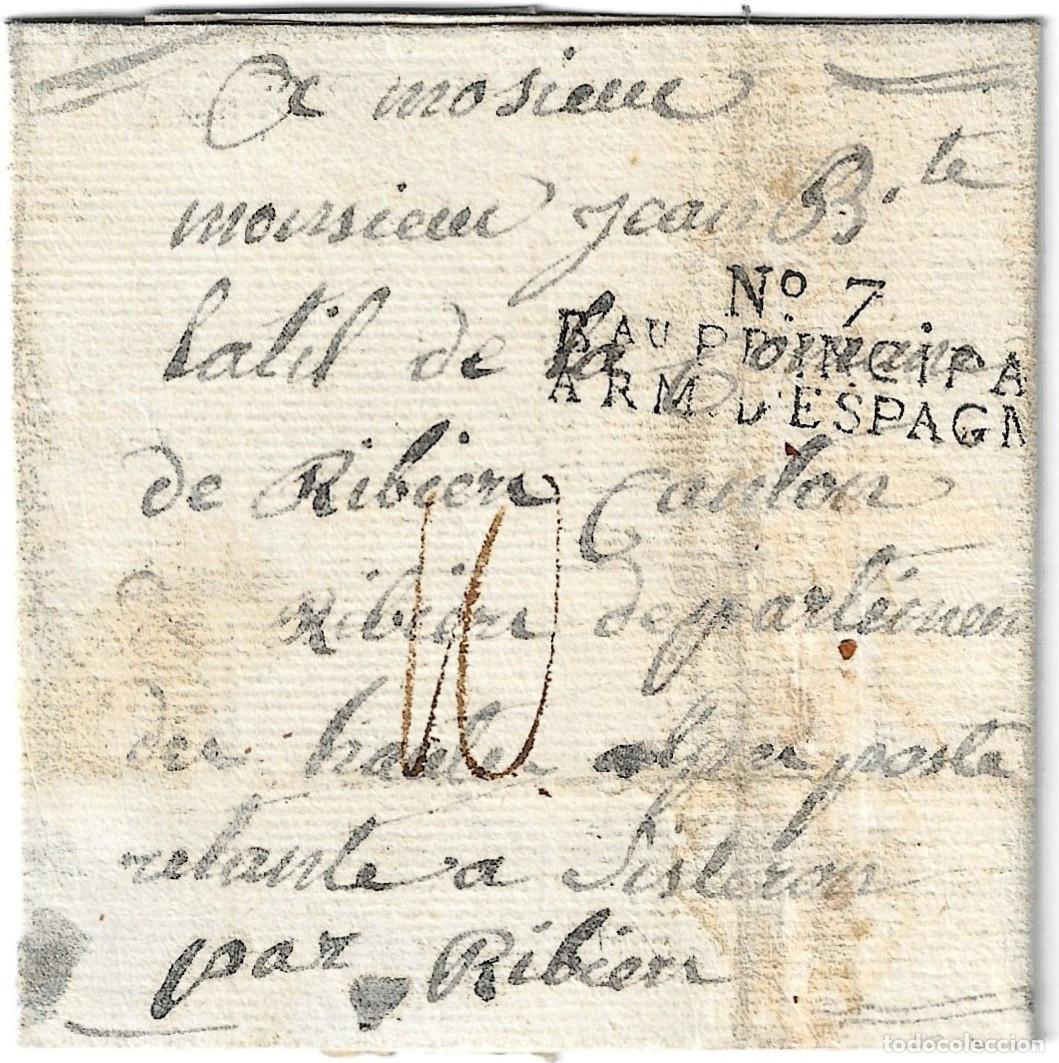 Sellos: 1810-11. Nr.7.Bureaux Principal Arm&eacute;e de Catalogne en Espagne
