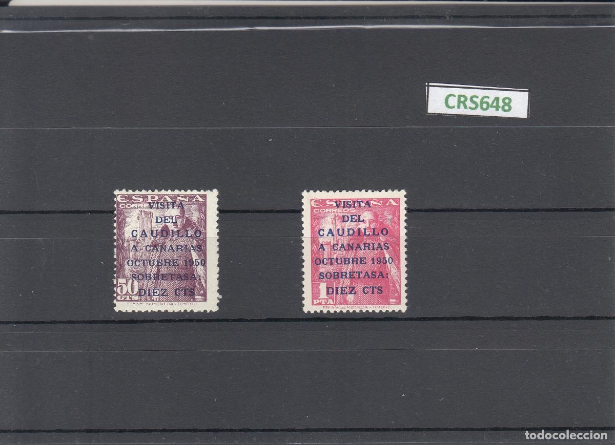 Sellos: CRS648 SELLOS N&ordm; CAT 1088-89 X CON CHARNELA 75