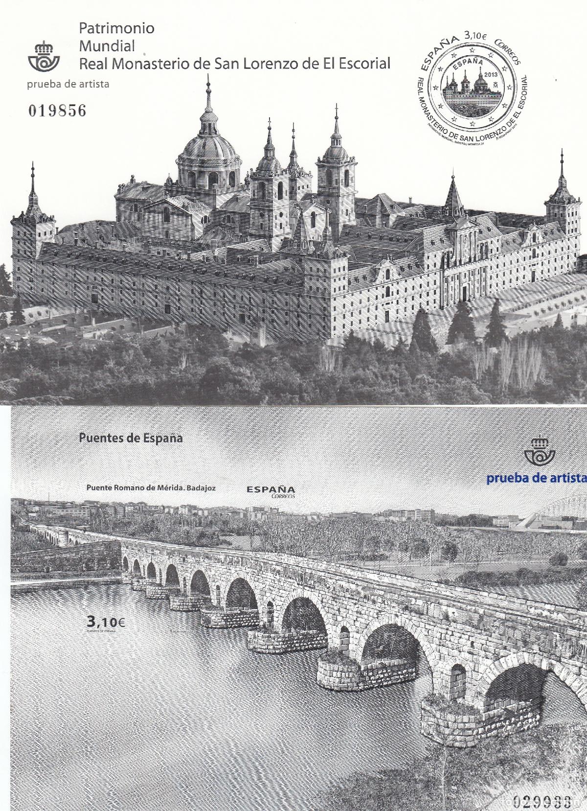 Sellos: CRS1510 ESPA&Ntilde;A PRUEBAS DE LUJO. A&ntilde;o 2013 (N&ordm; 111 al 114). Con estuches originales de Correos