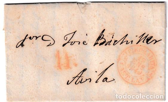 Sellos: 1849. Carta de Piedrahita a &Aacute;vila